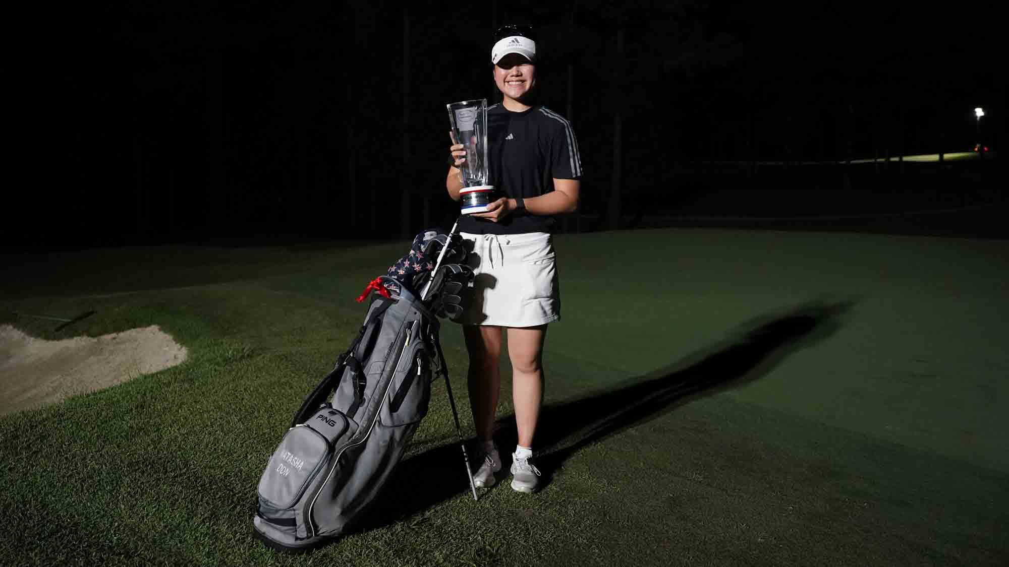 Natasha Oon during the final round of the Murphy USA El Dorado Shootout