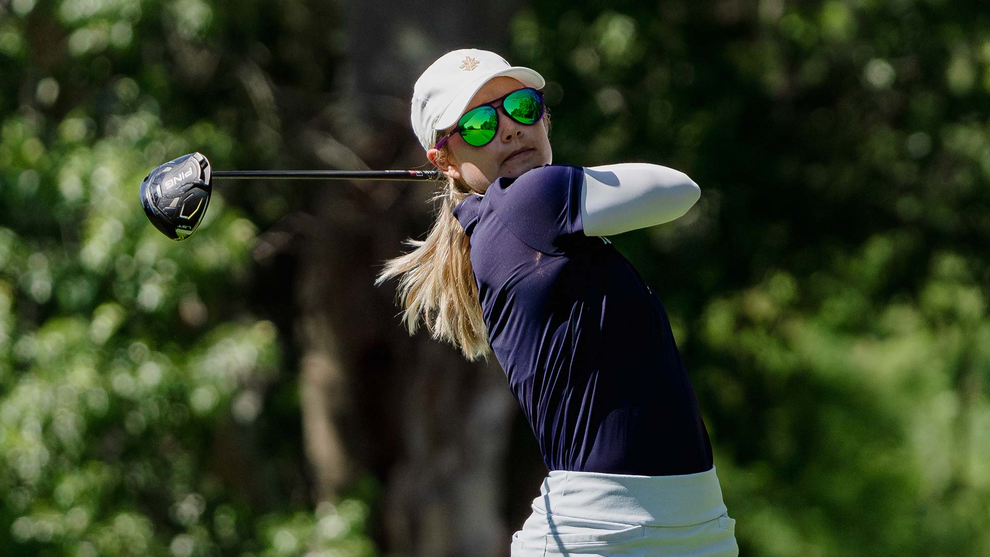 Brooke Matthews during the second round of the 2024 Otter Creek Championship