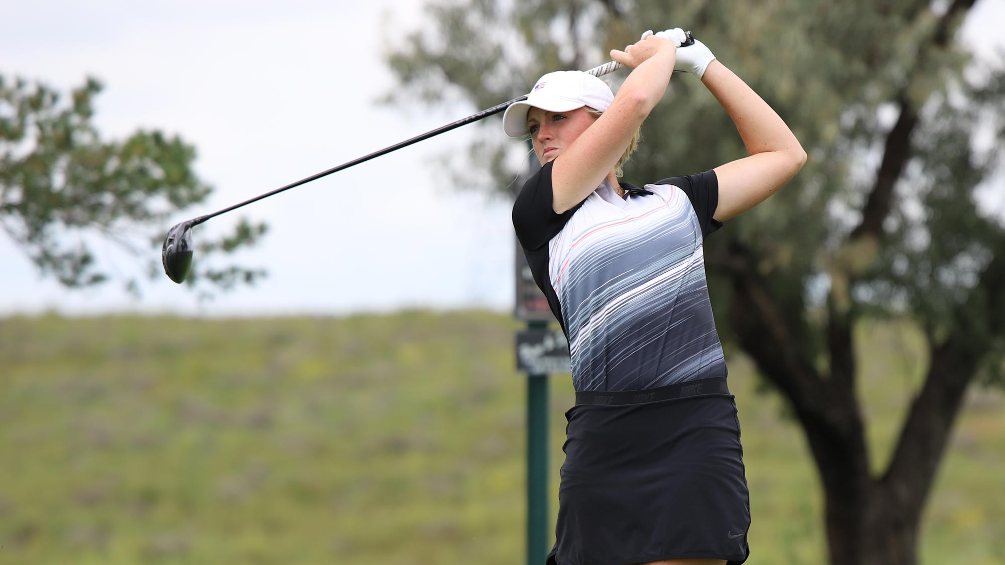 Janie Jackson during the opening round of the Garden City Charity Classic