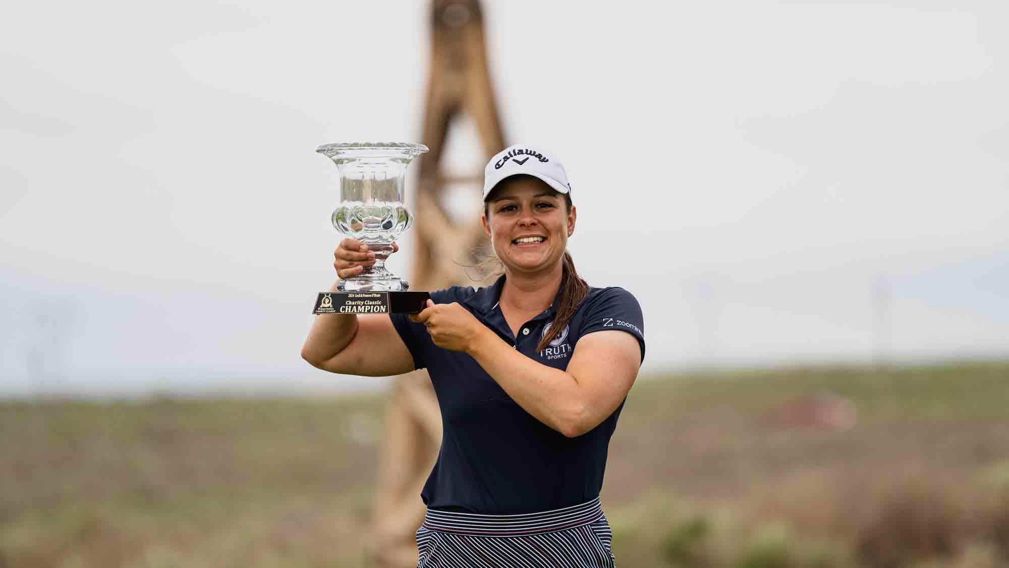 Kathleen Scavo during the final round of the Dream First Bank Charity Classic