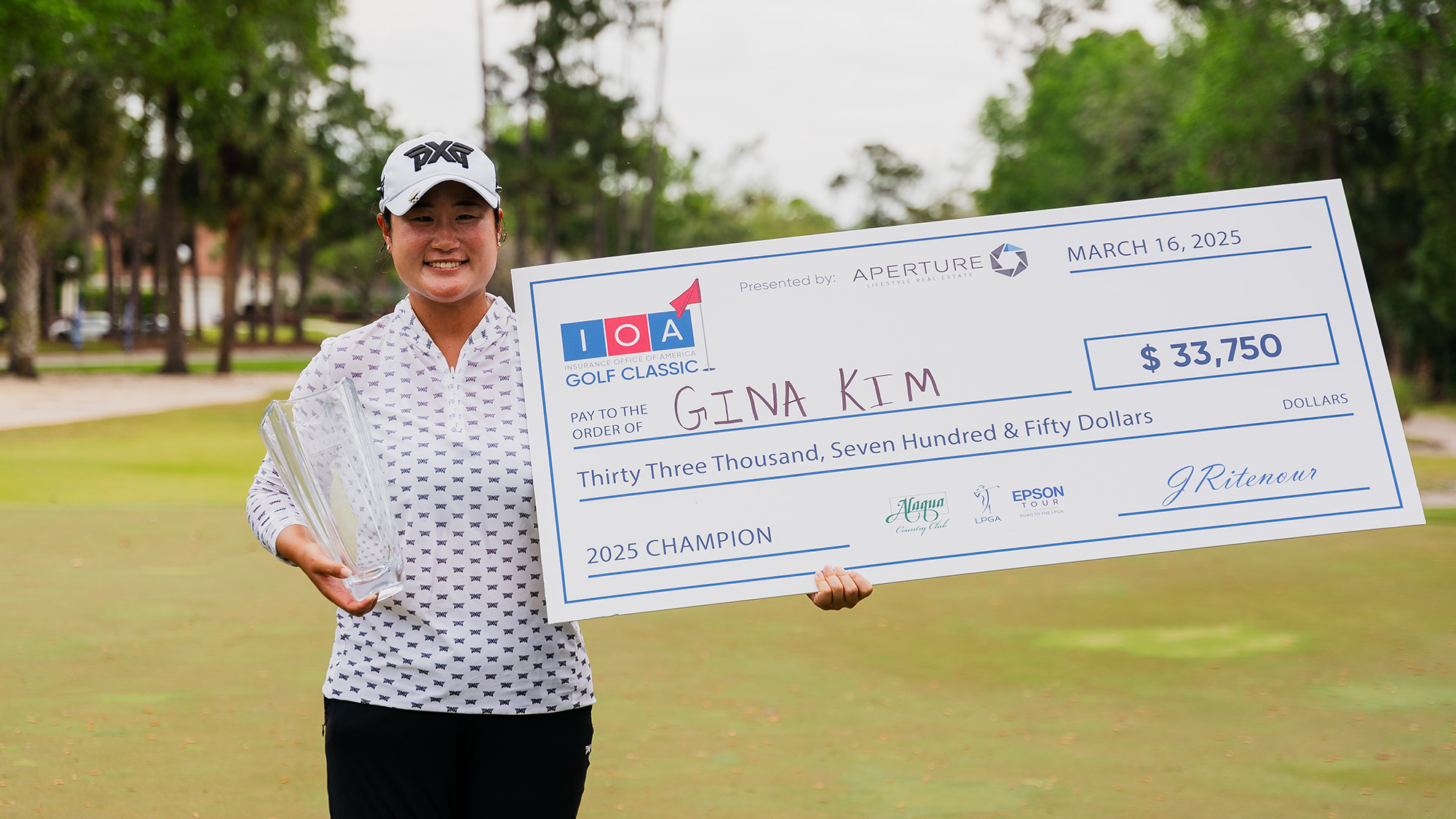 Gina Kim 2025 IOA Golf Classic presented by Aperture