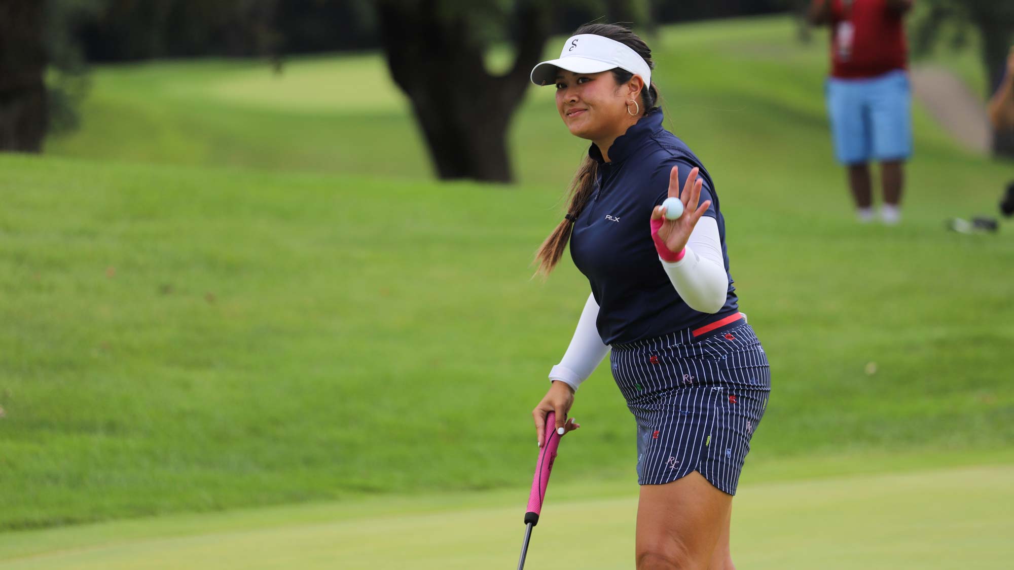 Lilia Vu on the final hole of the 2021 Four Winds Invitational