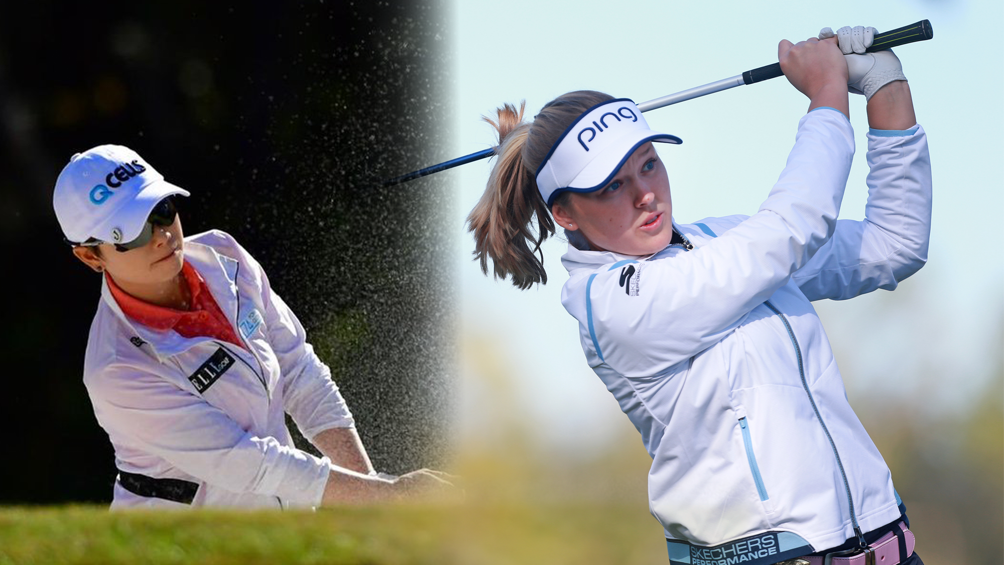 Brooke Henderson and Eun-Hee Ji